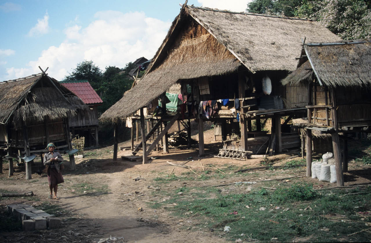 Village du nord Laos